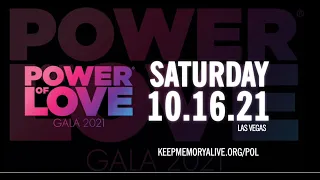 25th annual Power of Love gala to be held Saturday, October 16, 2021 in Las Vegas