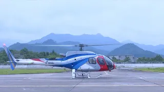 Chinese-made light helicopter completes another test flight