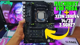 MACHINIST X99 MR9A BOA E BARATA! DEU CONTA DO XEON E5 2690V4? TESTE EXTREMO!