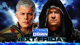 Cody Rhodes vs Undertaker WWE Undisputed Universal Championship - SmackDown | FULL MATCH