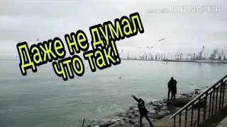 Море зимой!!!!!!даже не  ожидал! Бердянск.