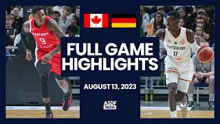 CANADA vs GERMANY Full Game Highlights (Friendly Game In FIBA World Cup 2023)