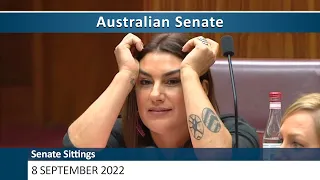 Senate Sitting - 8 September 2022