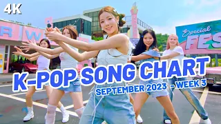 (TOP 100) K-POP SONG CHART | SEPTEMBER 2023 (WEEK 3)