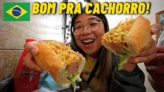 We flew to São Paulo to try BRAZILIAN HOT DOG (Wow!!) 🇧🇷