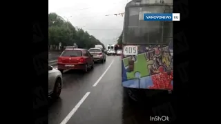 Троллейбусы Горожанин объезжают пробки на автономном ходу в Иванове