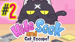 Hide and Seek Cat Escape - Gameplay Walkthrough Part 2 Levels 30-50 (iOS,Android)