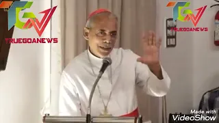 Heart touching speech by our India,Goa Cardinal Filipe Neri Ferrao,@ Raj Bhavan