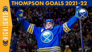 Watch Every Single One of Tage Thompson's 38 Goals From the 2021-22 Season | Buffalo Sabres