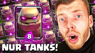 😱❌NUR TANKS WÄHLEN im MEGA AUSWAHL Modus... (Katastrophe) | Clash Royale Deutsch