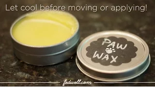 DIY Protective Paw Balm