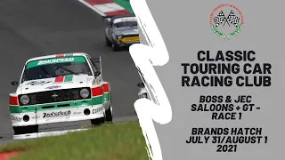 Classic Touring Car Racing Club | JEC & BOSS | Brands Hatch - Race 1 | 2021