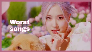 The worst title track of each Kpop group