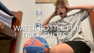 Water Bottle Flip Trick Shots 3 TRAILER | Dude Attack