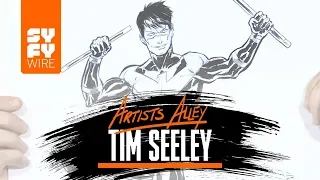 Tim Seeley Sketches Nightwing (Artists Alley) | SYFY WIRE