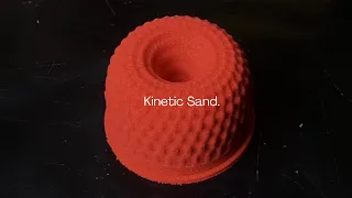 Calming Kinetic Sand ASMR Magic Red Color Amazing Deep Sounds