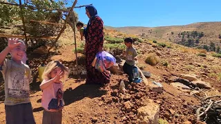 Documentary about Buying food by a nomadic woman with three small children in the desert | Part 4