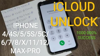 iCloud Unlock Forgotten Apple ID Remove iPhone 4/4s/5/5s/5c/6/7/8/X/11/12/Max-Pro Success✔