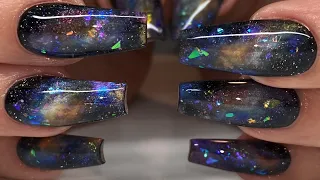 EASY Galaxy Gel Nail  Art Tutorial