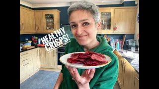 Healthy Crisps | Beetroot chips | Healthy snack | Homemade chips | Cook with me | #withme