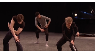 Crystal Pite rehearses her new piece with The Royal Ballet