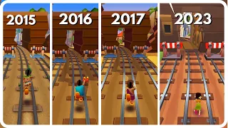 Subway Surfers Map Comparison HAWAII | 2015 - 2016 - 2017 - 2023