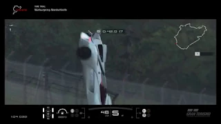 SRT TOMAHAWK X mid-air jump at Nürburgring