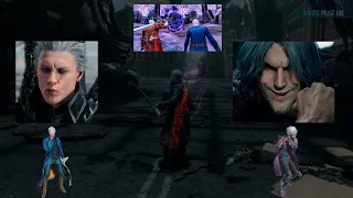 DMC5 Dante vs almost all DMD bosses but it's battle of brothers