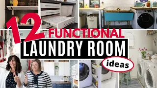 12 FUNCTIONAL Laundry Room Ideas | ORGANIZATION Ideas | DECORATING Ideas | LAUNDRY DIY