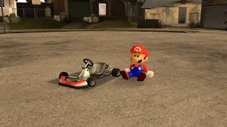 Mario 64 in gta sa looks Amazing