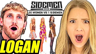 Couple Reacts To 20 WOMEN VS 1 SIDEMEN LOGAN PAUL EDITION