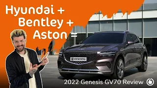 2022 Genesis GV70 Review | Hyundai mashes up Bentley & Aston Martin…Makes Awesome Crossover
