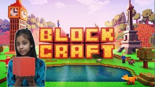 Block craft 3d | gameplay | game of blocks | youtuber sisters