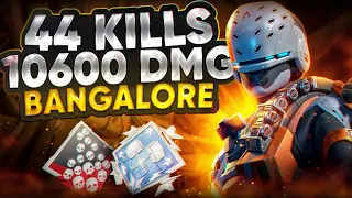 ЗР-259! 44 KILLS & 10600 DMG ON BANGALORE, FOR 2 GAMES! бангалор гайд апекс легенд реликвия apex