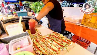 30cm long Roti John Street Sandwich - Malaysia Street Food