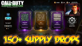 150+ SUPPLY DROP OPENING! - MODERN WARFARE REMASTERED SUPPLY DROP GAMEPLAY! (MWR Gameplay)