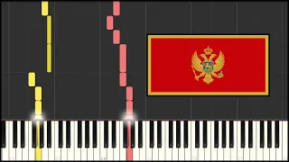 Montenegro National Anthem - Oj, Svijetla Majska Zoro (Piano Tutorial)