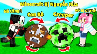 MỀU THỬ THÁCH 24GIỜ LÀM ĐỘNG VẬT LĂN TRÒN TRONG MINECRAFT*REDHOOD SỐNG TRONG MINECRAFT BỊ NGUYỀN RỦA