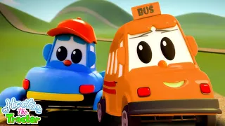 Wheels On The Bus Song, Funny Street Vehicles Videos and Rhymes For Babies