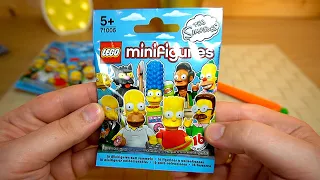 СИМПСОНЫ LEGO минифигурки открываем пакетики lego simpsons