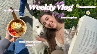 weekly vlog: Frozen Joghurt, kleiner Haul, neue Nägel, Picknick date, Stundenplan// Manolya