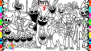 Poppy Playtime Chapter 3 Coloring Pages / How To Color Poppy Playtime 3 Characters / NCS Music