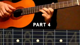 Guitar lesson Yiruma - River flows in you(solo) Part2