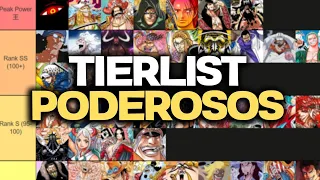 TOP 50 PERSONAJES mas FUERTES DE ONE PIECE  - TIERLIST