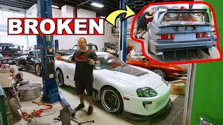 My 1500hp Mercedes 190E Broke, Widebody Porsches, Supra Mk4 & More - Shop Update