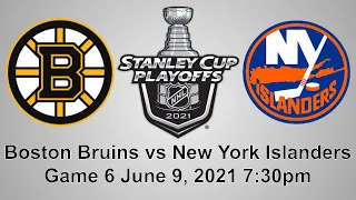 Boston Bruins vs New York Islanders Game 6 Live NHL Play by Play Reaction + Chat