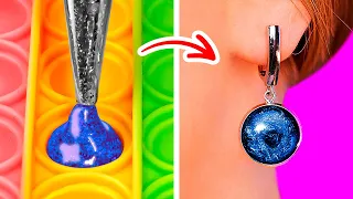 Cute And Colorful Glue Gun DIY IDEAS And 3D-Pen Crafts || DIY Jewelry