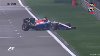 F1 2016 China Q1 Wehrlein Crashes