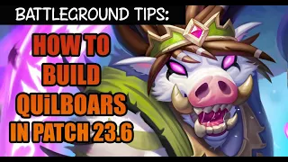 How To Build Quilboars in Patch 23.6 | Hearthstone Battlegrounds