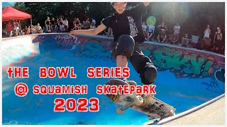 The Bowl Series Skateboard Contest at the Squamish Skatepark - 2023